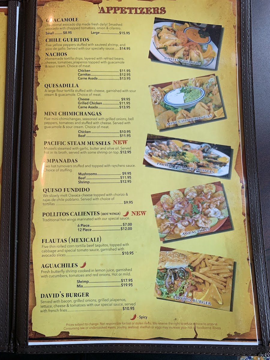 Casa Mendoza Menu - Image 3